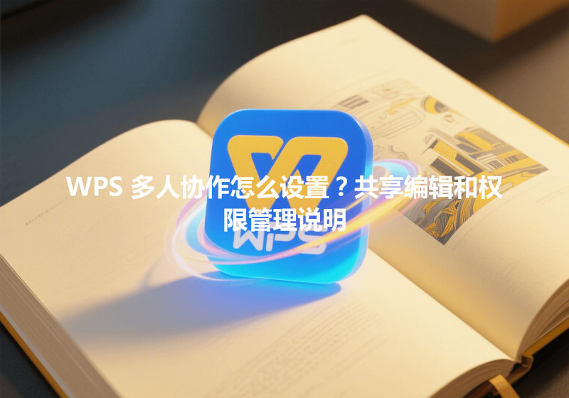 WPS 多人协作怎么设置？共享编辑和权限管理说明 三